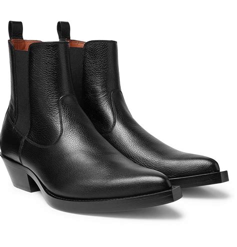 givenchy mens chelsea boots|Givenchy leather work boots.